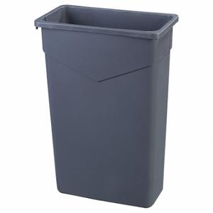 CARLISLE FOODSERVICE PRODUCTS 34202323 Rectangle Trash Can, 23 Gal, Gray, PK 4 | CQ8FZP 42ZY19