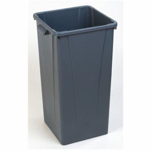 CARLISLE FOODSERVICE PRODUCTS 34352323 Square Trash Can, 23Gal, Gray, PK 4 | CQ8FZR 42ZY22