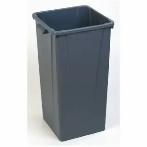 CARLISLE FOODSERVICE PRODUCTS 34352323 Square Trash Can, 23Gal, Gray, PK 4 | CQ8FZR 42ZY22