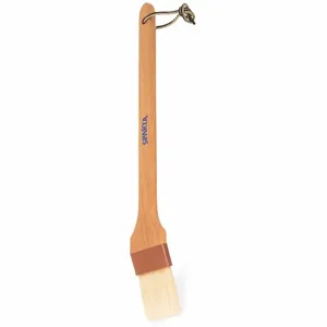 CARLISLE FOODSERVICE PRODUCTS 4037000 Basting Brush, 16 Inch Length, Boar Bristles, Wood Handle, Brown | CH9QRJ 61LW29