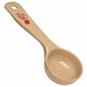 CARLISLE FOODSERVICE PRODUCTS 432406 Measure Miser, 2 fl. oz., Polycarbonate, Beige | CJ2UJL 61LW52