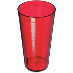 CARLISLE FOODSERVICE PRODUCTS 522010 Tumbler, 22 3/10 fl oz Capacity, 6.5 Inch Height, 3.43 Inch Depth, Ruby, SAN Plastic | CD3WGU 61LW16