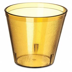 CARLISLE FOODSERVICE PRODUCTS 522013 Tumbler, Amber, 22 3/10 Fl.Oz. Capacity, 6.5 Inch Overall Height, 3.43 Inch Dia., San Plastic | CH6KEJ 61LW19