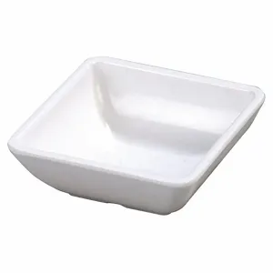 CARLISLE FOODSERVICE PRODUCTS 86002 Square Ramekin, Melamine, 2 oz., White, 48Pk | CJ3MTN 14C960