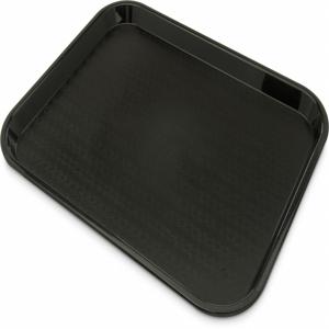 CARLISLE FOODSERVICE PRODUCTS CT141803 Cafeteria Tray, Black, 15 Lbs. Capacity | CH6NTV 61LV85
