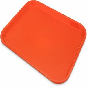 CARLISLE FOODSERVICE PRODUCTS CT141824 Cafeteria Tray, 15 Lbs. Capacity, Orange | CH6NTX 61LV87