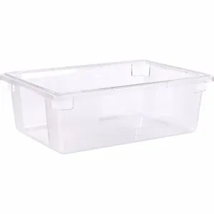 CARLISLE FOODSERVICE PRODUCTS 1062207 Food Storage Container, 26 Inch x 18 Inch x 9 Inch Size, Polyethylene, Clear | CH6HPJ 61LW25