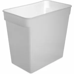 CARLISLE FOODSERVICE PRODUCTS 162902 Food Storage Container, 14 3/16 Inch x 8 5/16 Inch x 12 3/4 Inch Size, Polyethylene, White | CH6HWD 61LW22