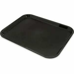 CARLISLE FOODSERVICE PRODUCTS CT141803 Cafeteria Tray, Black, 15 Lbs. Capacity | CH6NTV 61LV85