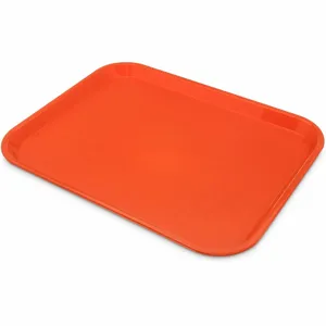 CARLISLE FOODSERVICE PRODUCTS CT141824 Cafeteria Tray, 15 Lbs. Capacity, Orange | CH6NTX 61LV87