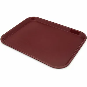 CARLISLE FOODSERVICE PRODUCTS CT141861 Cafeteria Tray, Burgundy, 15 Lbs. Capacity | CH6NTY 61LV89