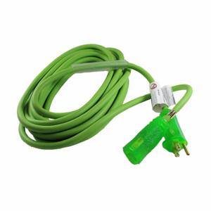 CAROL 06425.63.06L Lighted Extension Cord, 25 ft Cord Length, 14 AWG Wire Size, 14/3, SJOW, NEMA 5-15P, Green | CQ8GBR 5ZDC9