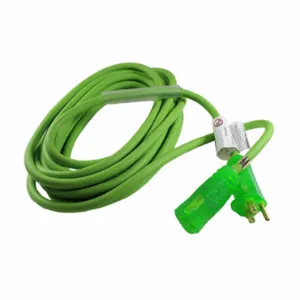 CAROL 06450.63.06L Lighted Extension Cord, 50 ft Cord Length, 14 AWG Wire Size, 14/3, SJOW, NEMA 5-15P, Green | CQ8GBT 5ZDD0