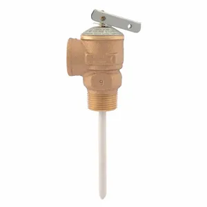 CASH ACME 15836-0150 Temperature and Pressure Relief Valve, MNPT, FNPT, 3/4 Inch Inlet, 3/4 Inch Outlet | CJ3PTT 49EL60