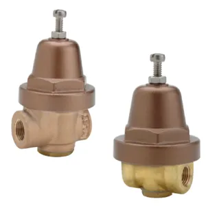 CASH VALVE A365BWSZSNBT01-E3 Pressure Regulator, 3/8 Inch Size, Bronze, Water/Air, 25-150 PSI, Buna-N | CN3FVN