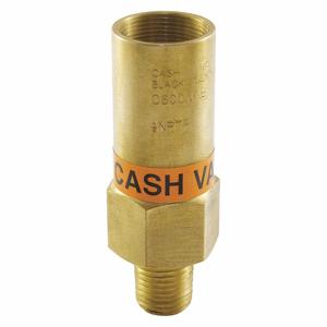 CASH VALVE C600MABT-01K0150 Safety Relief Valve, Brass, MNPT, FNPT, 1/8 Inch Inlet Size, 19/64 Inch Outlet Size | CJ3FTT 457A15