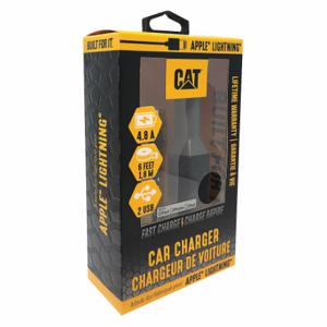 CAT CAT-CLA2-ACL USB-Autoladegerät, 5 VAC, 3 Ausgangsanschlüsse, Schwarz | CQ8HQT 488H45