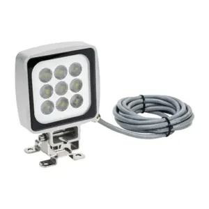 CCEALIGHTS SR0921Q0601 LED Work Light, 100 x 100 x 25mm, 12-24 VDC Operating Voltage, Daylight White, 5000K, 16W | CV7RPF