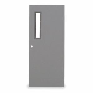CECO CHMD-NL4070-CY-CE-16ga Narrow Light Steel Door, Narrow Lite, 1, Cylindrical, 84 Inch Door Opening Ht | CQ8KLQ 5EJJ0
