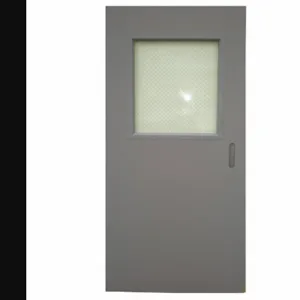 CECO CHMD X HG28 68 X MORT-CE-18ga-WG Half Glass Steel Door with Glass, Half Glass, 1Mortise, 80 Inch Door Opening Height | CQ8JZM 5EJF7