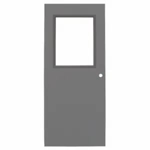 CECO CHMD-HG4068-MORT-CU-16ga-WG Half Glass Steel Door with Glass, Half Glass, 2Mortise, 80 Inch Door Opening Height | CQ8KAR 5EKC1