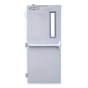 CECO RSHL-3-3068-RHR-CE Security Door, Service Door With Window, 1 2100 Exit Device, Rhr | CQ8KZH 1VMU3