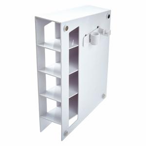 CELLTREAT 230295 Storage Rack, Holds 30 Test Tubes, Magnets, 4 Compartments, White | CQ8LCQ 48TD42