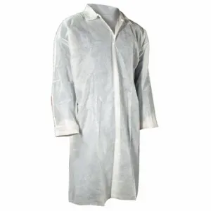 CELLUCAP 3302S-6X Disposable Lab Coat, Polypropylene, White, 6Xl, 30 PK | CQ8LGN 34G172