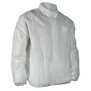 CELLUCAP 6512EWHLXXX Disposable Lab Coat, Polypropylene, Light Duty, Serged Seam, White, Cellucap, 3Xl, 50 PK | CQ8LFV 40N251