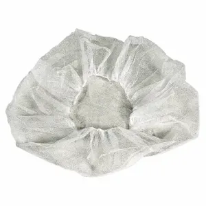 CELLUCAP BI4HS Bouffant Cap, Polypropylene, White, Bag, M, Bouffant Cap Garment, 1000 Pack | CQ8LEF 22CU25