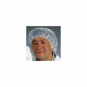 CELLUCAP BI4HSDGRA Bouffant Cap, Polypropylene, White, Box, M, 100 Pack | CQ8LEA 3RKT7