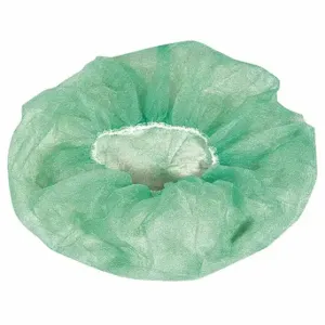 CELLUCAP BI4HSGR Bouffant Cap, Polypropylene, Green, Bag, M, 1000 Pack | CQ8LDQ 40N274