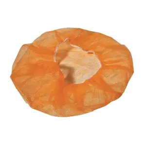 CELLUCAP BI4HSOR Bouffant Cap, Polypropylene, Orange, Bag, M, 1000 Pack | CQ8LDU 34G187