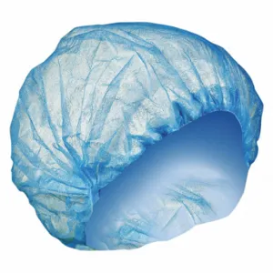 CELLUCAP BIX400BLP Blue PPL Bouffant Cap 24 Inch, Blue, Bag/Box, L, 1000 Pack | CQ8LCW 38UZ66