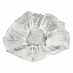 CELLUCAP BIX400HS5 Bouffant Cap 24In, Pack500, White, Bag/Box, L, 500 Pack | CQ8LEM 29YH12