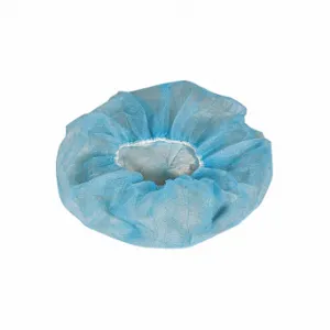 CELLUCAP BIX4BBLM Bouffant Cap, Polypropylene, Blue, Bag, L, Bouffant Cap Garment, 100 Pack | CQ8LDJ 34FZ79