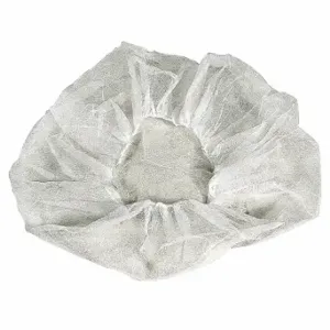 CELLUCAP BIX4HS Bouffant Cap, Polypropylene, White, Bag, L, Bouffant Cap Garment, 1000 Pack | CQ8LEJ 22CU26