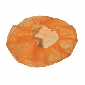 CELLUCAP BIX4HSOR Bouffant Cap, Polypropylene, Orange, Bag, L, 1000 Pack | CQ8LDT 34G188