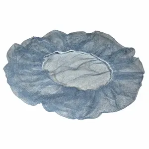 CELLUCAP K224HNBL Hairnet, Polyester, Blue, Bag, L, 1000 PK | CQ8LKA 40N268