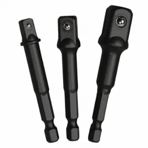 CENTURY DRILL AND TOOL 68584 Impact Pro Socket Adapter, 3 Pc Set | CQ8LRF 42ZW07