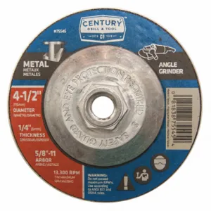 CENTURY DRILL AND TOOL 75545 Abrasive Cut-Off Wheel | CQ8LPJ 42YY80