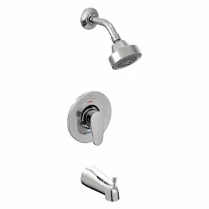 CFG 46301CGR Tub and Shower Trim Kit, Moen, Edgestone, Single Function, Chrome Finish | CQ8LZQ 492N35