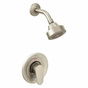 CFG 46302CBNGR Water-Saving Showerhead, Moen, Edgestone, 1.75 gpm Fixed Showerhead Flow Rate | CQ8LZC 492N36