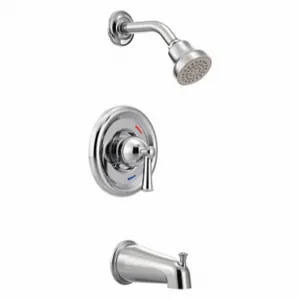 CFG T41311CGR Tub and Shower Trim Kit, Moen, Capstone, Single Function, Chrome Finish | CQ8LYC 492N86