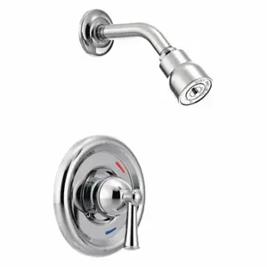 CFG T41315C Shower, Moen, Capstone, 2.5 Gpm Fixed Showerhead Flow Rate, Single Function, Chrome Finish | CQ8LZK 492N89