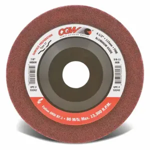 CGW ABRASIVES 53243 Depressed Ctr Whl, 4.5X5/8-11, Ao, Mrn, T27 | CQ8MAB 267K73