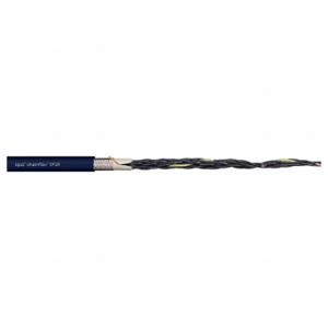 CHAINFLEX CF10-10-18 Control Cable, Cf10, Tpe Jacket, Steel Blue, 18 Conductors, 17 Awg, Shielded, 3 X Od | CQ8MTG 801HZ7