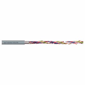 CHAINFLEX CF211PUR050602 Data Cable, Cf211-Pur, Pur Jacket, Window Gray, 6 Conductors, 20 Awg, Shielded, 4 X Od | CQ8MHA 801LD9