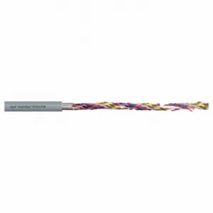 CHAINFLEX CF211PUR020502 Data Cable, Cf211-Pur, Pur Jacket, Window Gray, 5 Conductors, 24 Awg, Shielded, 4 X Od | CQ8MGZ 801LC8