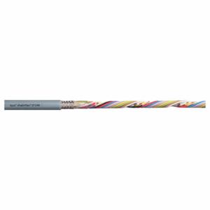 CHAINFLEX CF240-01-24 Data Cable, Cf240, PVC Jacket, Silver Gray, 24 Conductors, 26 Awg, Shielded, 5 X Od | CQ8MHP 801LG5